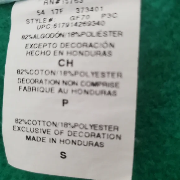 Champion Reverse Weave Green Men's Sweater Size Small Crewneck - Picture 10 of 11